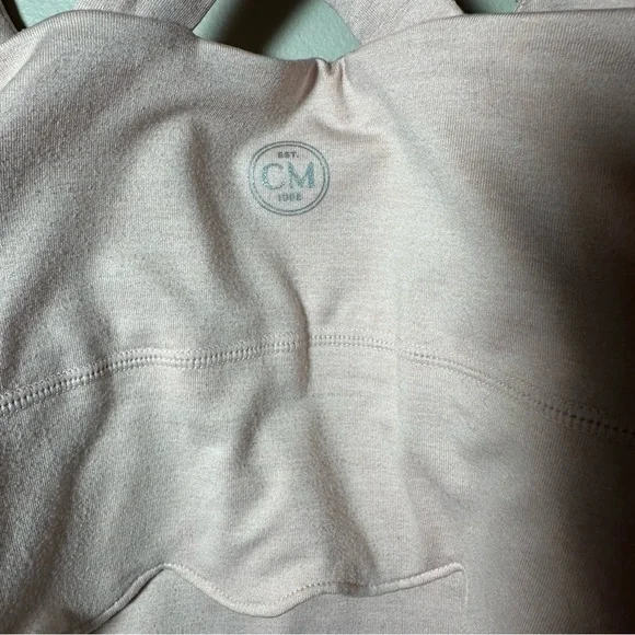 Club Monaco Light Pink Scalloped Hem Sports Bra Top Size XS - Picture 5 of 8